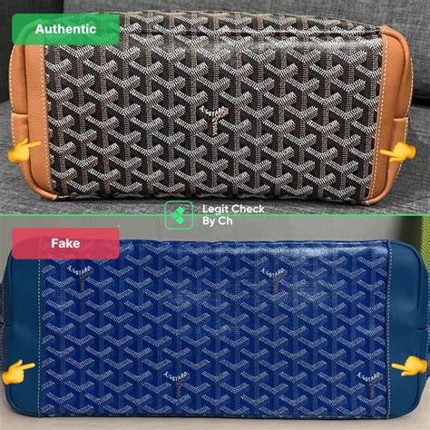 sacoche goyard replica|goyard bag vs real.